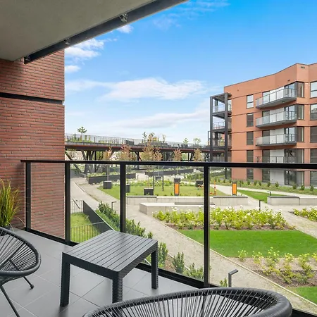 Nadmotlawie Estate - Riverside, Gym & Sauna By Downtown Apartments Gdańsk Rom bilde